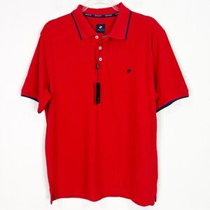 BUCALO RED SHORT SLEEVE POLO GOLF SHIRT MENS SZ XXL NEW